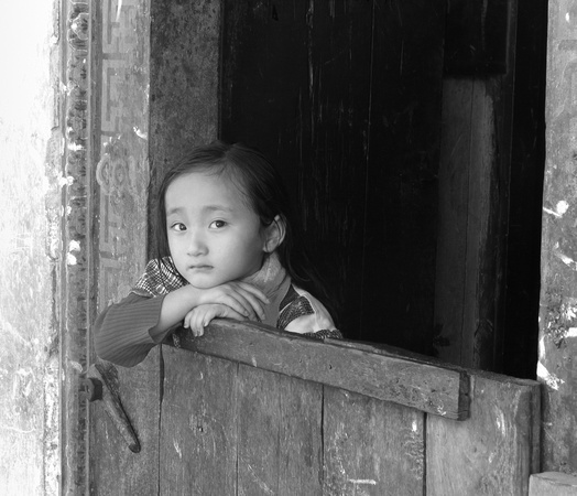 Whitney 3 Young Girl, Bhutan