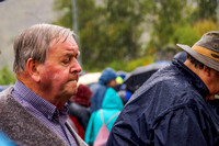 Yasu Tiroigoe - Visitors in the rain, Myrdal village, Flam, Norway